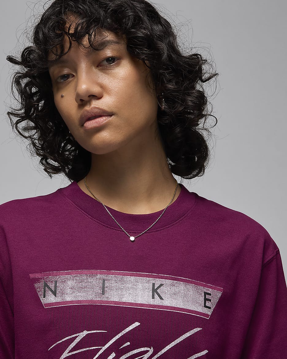 T shirt nike femme bordeaux store